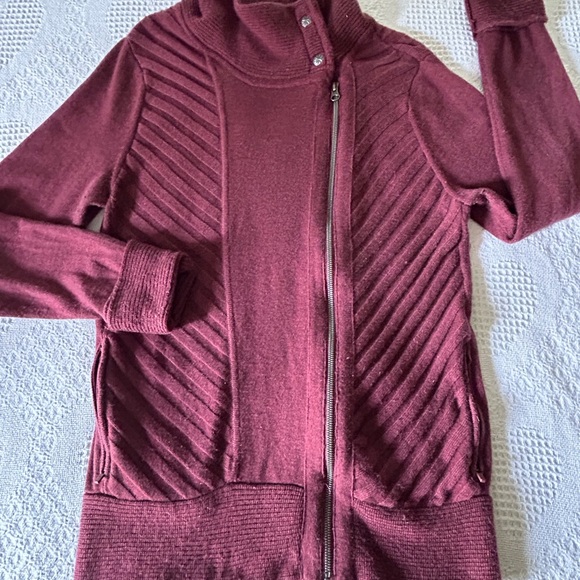 Maroon Women's Jacket - Picture 5 of 12